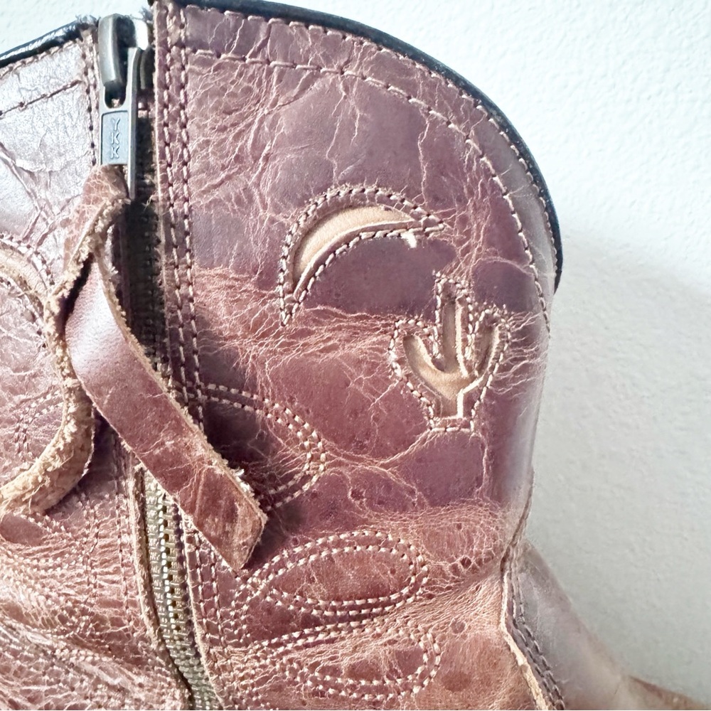 Dingo 7" Western Adobe Rose Side-Zip Women’s Boots - Picture 6 of 14